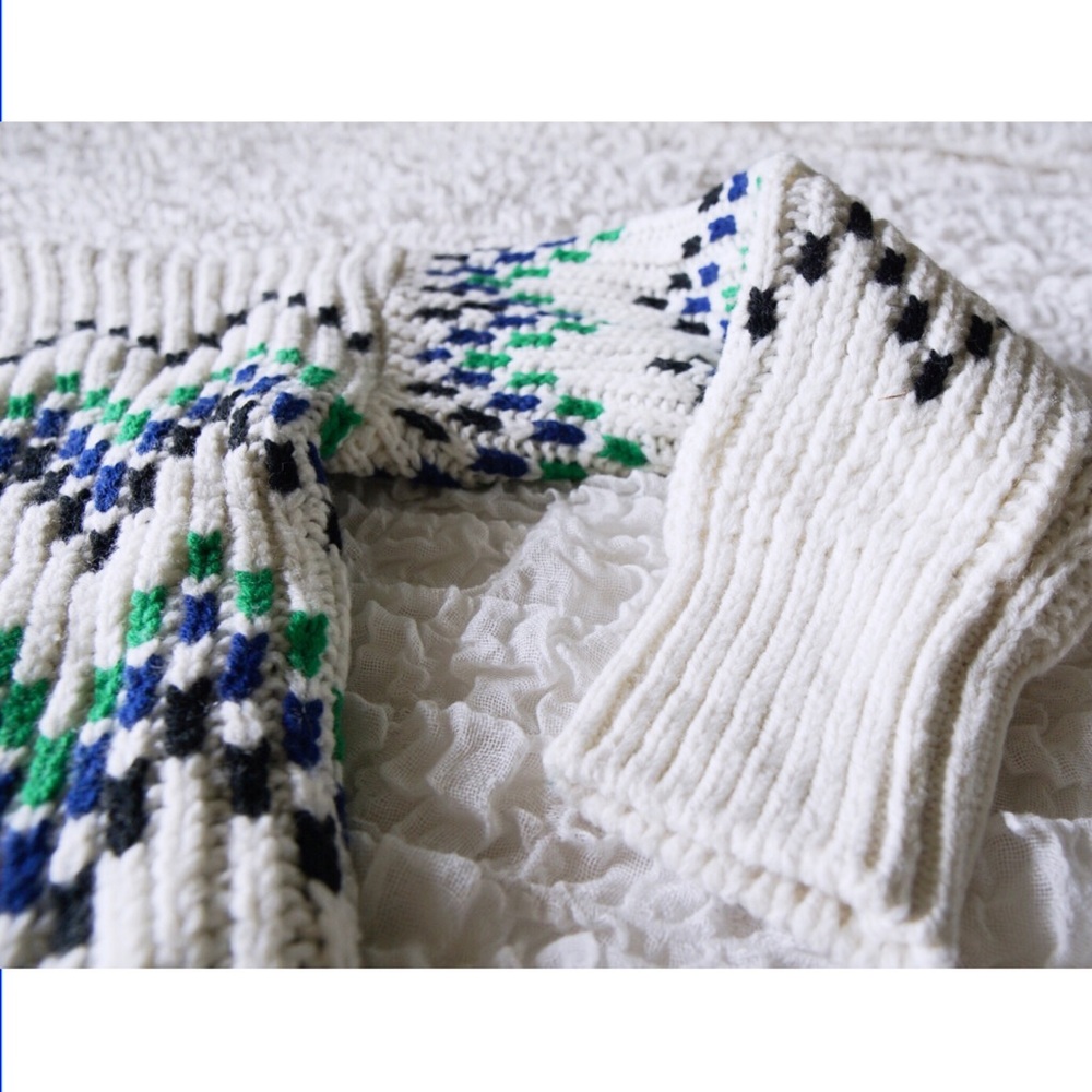 MAJE Massimo Chevron Chunky Rib-Knit Sweater - Picture 9 of 13